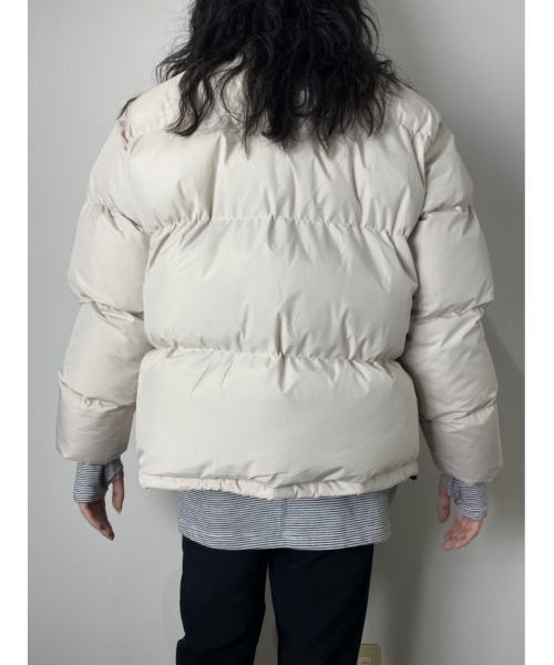 Chikashitsu +(チカシツプラス)の「【Chikashitsu +/チカシツプラス】cropped padding jacket/クロップド パディングジャケット ダウン(その他アウター・メンズ・ブラック/アイボリー・ONE SIZE)」の13枚目の写真