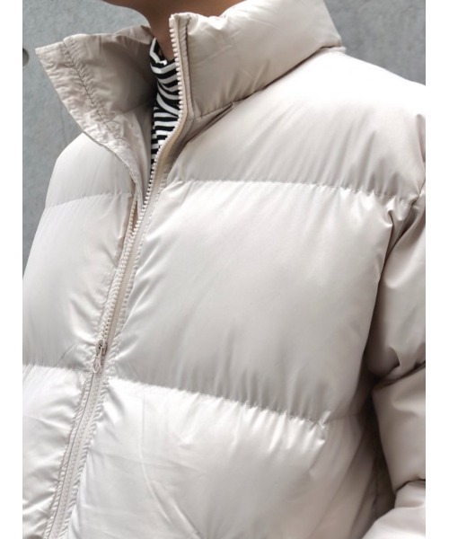 Chikashitsu +(チカシツプラス)の「【Chikashitsu +/チカシツプラス】cropped padding jacket/クロップド パディングジャケット ダウン(その他アウター・メンズ・ブラック/アイボリー・ONE SIZE)」の22枚目の写真