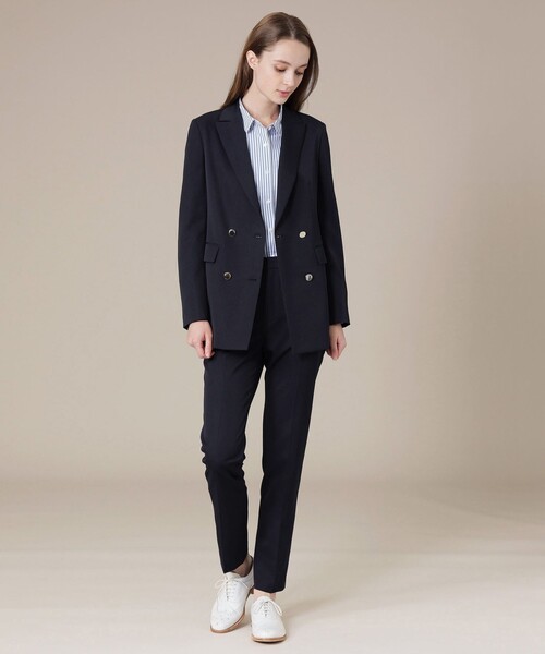 MACKINTOSH LONDON（マッキントッシュ ロンドン）の「ドライウールギャバジンジャケット（テーラードジャケット・レディース・ネイビー・40/38）」の2枚目の写真