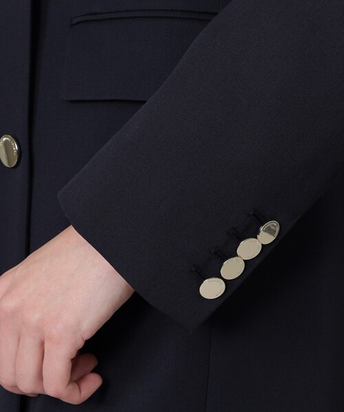 MACKINTOSH LONDON（マッキントッシュ ロンドン）の「ドライウールギャバジンジャケット（テーラードジャケット・レディース・ネイビー・40/38）」の7枚目の写真