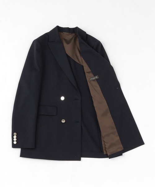 MACKINTOSH LONDON（マッキントッシュ ロンドン）の「ドライウールギャバジンジャケット（テーラードジャケット・レディース・ネイビー・40/38）」の10枚目の写真