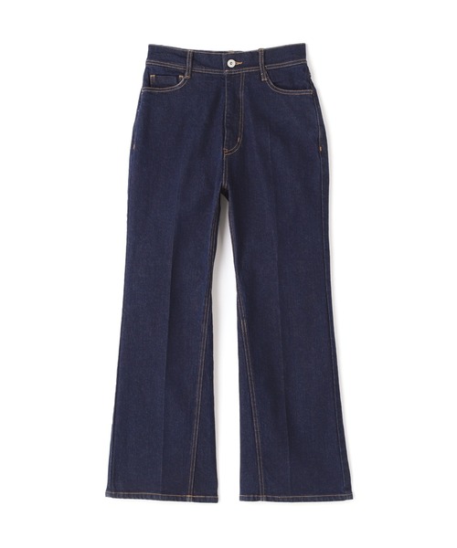 N.（N. Natural Beauty Basic）（エヌエヌナチュラルビューティーベーシック）の「センタープレスフレアパンツ（デニムパンツ・レディース・グレー/ブルー・MEDIUM/SMALL）」の18枚目の写真