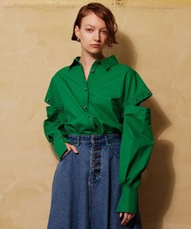 REDYAZEL | ボタン付きドロップシャツ(シャツ/ブラウス)
