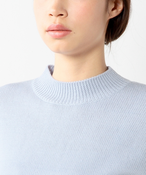 UNITED ARROWS（ユナイテッドアローズ）の「UA＊SC レース ハイネック ニット ◆（ニット/セーター・レディース・ナチュラル/ライトブルー/ネイビー・フリー）」の13枚目の写真