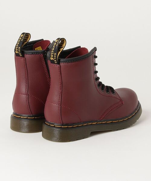 Dr. Martens（ドクターマーチン）の「Dr.Martens/ドクターマーチン Kids Delaney Juniors Lace Boot 8ホールブーツ 15382601（ブーツ・キッズ・レッド・17.0cm/21.0cm/19.5cm/19.0cm/20.0cm）」の3枚目の写真