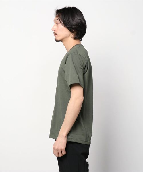 THE NORTH FACE(ザノースフェイス)の「THE NORTH FACE/ノースフェイス ショートスリーブヌプシ Tシャツ NT32237(Tシャツ/カットソー・メンズ・ホワイト/ブラック/ブラウン/グリーン・M/L/XL/XXL)」の8枚目の写真
