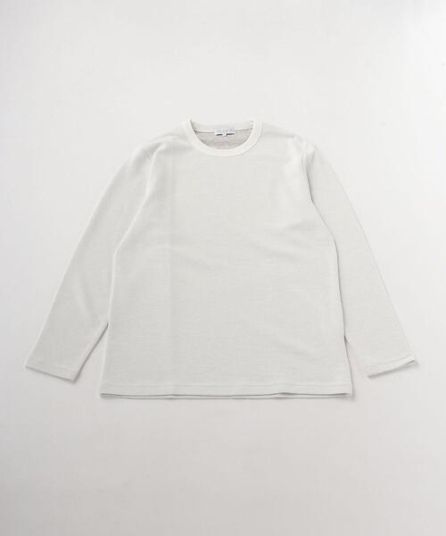 UNITED ARROWS LTD. OUTLET(ユナイテッドアローズアウトレット)の「<A DAY IN THE LIFE>リップル クルーネック プルオーバー(Tシャツ/カットソー・メンズ・ワインレッド/ホワイト/オリーブ・M)」の2枚目の写真