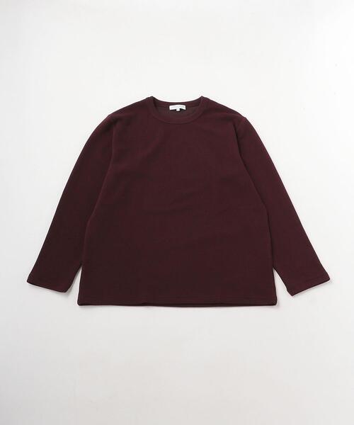 UNITED ARROWS LTD. OUTLET(ユナイテッドアローズアウトレット)の「<A DAY IN THE LIFE>リップル クルーネック プルオーバー(Tシャツ/カットソー・メンズ・ワインレッド/ホワイト/オリーブ・M)」の1枚目の写真