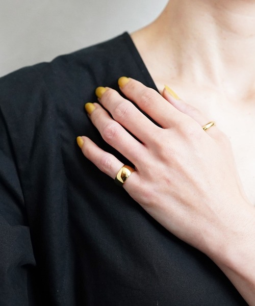 BYOKA（ビョーカ）の「【BYOKA / ビョーカ】G.STREAM PINKY RING / リング（リング・レディース・ゴールド・3）」の6枚目の写真