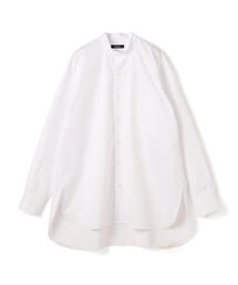 EDITION | T/C TWILL コットンポリエステル バンドカラーシャツ(シャツ/ブラウス)
