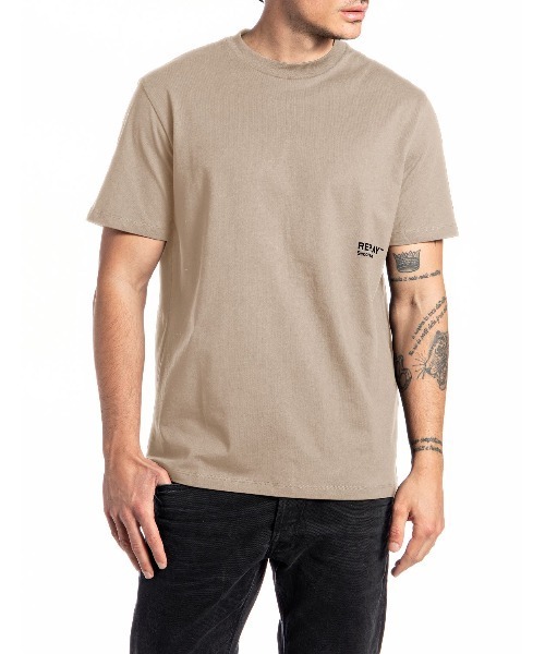 REPLAY（リプレイ）の「ピースダイ オーガニックコットンジャージーTシャツ（Tシャツ/カットソー・メンズ・ブラック/ブルー/ホワイト/サファリグリーン/オートミール・SMALL/XX-LARGE/X-LARGE/MEDIUM/LARGE）」の4枚目の写真
