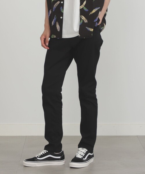 BEAMS HEART（ビームスハート）の「BEAMS HEART / クールライク スキニー パンツ（その他パンツ・メンズ・ブラック/ベージュ/オリーブ・SMALL/MEDIUM/LARGE）」の5枚目の写真