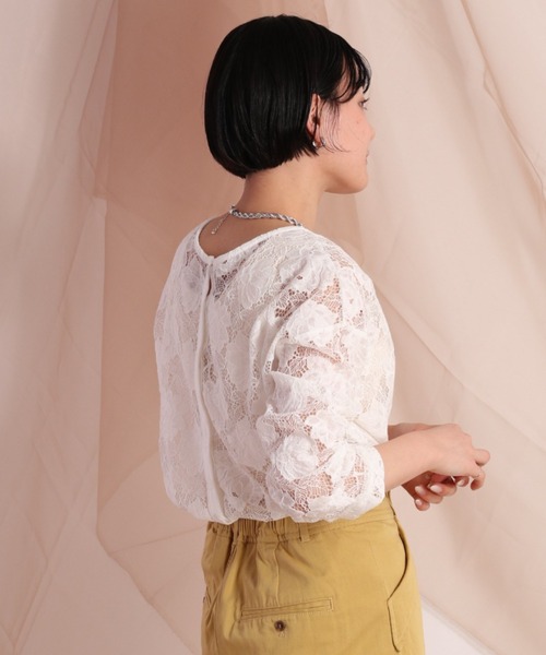 cepo(セポ)の「レース2WAYプルオーバー(カーディガン/ボレロ・レディース・ブラック/オフホワイト/イエロー・M)」の17枚目の写真