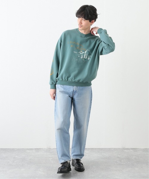 REMI RELIEF（レミレリーフ）の「【REMI RELIEF / レミレリーフ】別注 スウェット(YOSEMITE)（スウェット・メンズ・グリーン・MEDIUM/LARGE）」の2枚目の写真