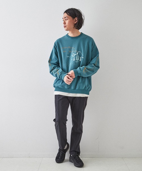 REMI RELIEF（レミレリーフ）の「【REMI RELIEF / レミレリーフ】別注 スウェット(YOSEMITE)（スウェット・メンズ・グリーン・MEDIUM/LARGE）」の18枚目の写真