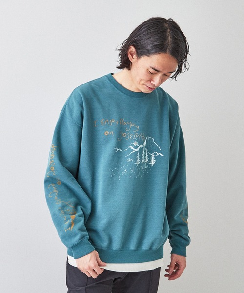 REMI RELIEF（レミレリーフ）の「【REMI RELIEF / レミレリーフ】別注 スウェット(YOSEMITE)（スウェット・メンズ・グリーン・MEDIUM/LARGE）」の21枚目の写真