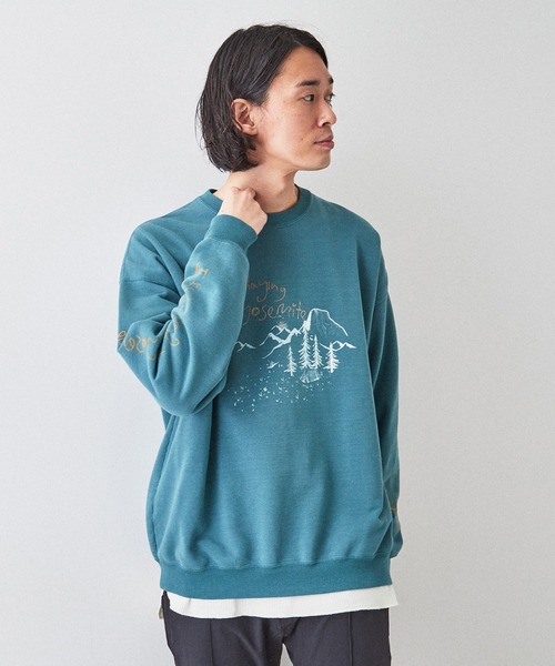 REMI RELIEF（レミレリーフ）の「【REMI RELIEF / レミレリーフ】別注 スウェット(YOSEMITE)（スウェット・メンズ・グリーン・MEDIUM/LARGE）」の22枚目の写真