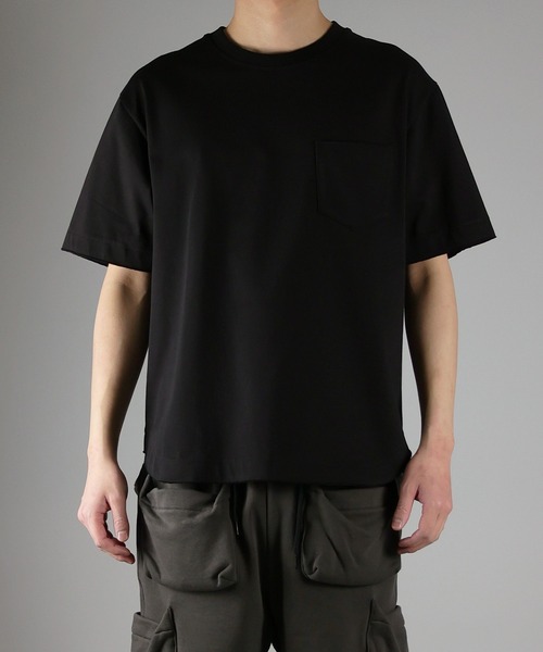 NUMBER (N)INE（ナンバーナイン）の「HIGH TWIST COTTON POCKET T-SHIRT（Tシャツ/カットソー・メンズ・ホワイト/ブラック/グレー/ピンクベージュ・2/3/4）」の8枚目の写真