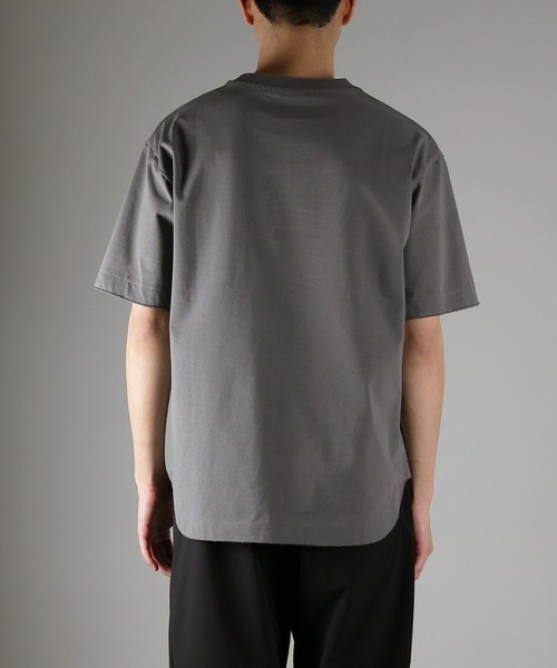 NUMBER (N)INE（ナンバーナイン）の「HIGH TWIST COTTON POCKET T-SHIRT（Tシャツ/カットソー・メンズ・ホワイト/ブラック/グレー/ピンクベージュ・2/3/4）」の18枚目の写真