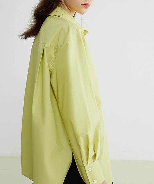 Fano Studios（ファノ ストゥディオズ）の「【Fano Studios】Secret double placket color shirt FC22S046（シャツ/ブラウス・レディース・ライトグリーン・S/L/M）」の7枚目の写真