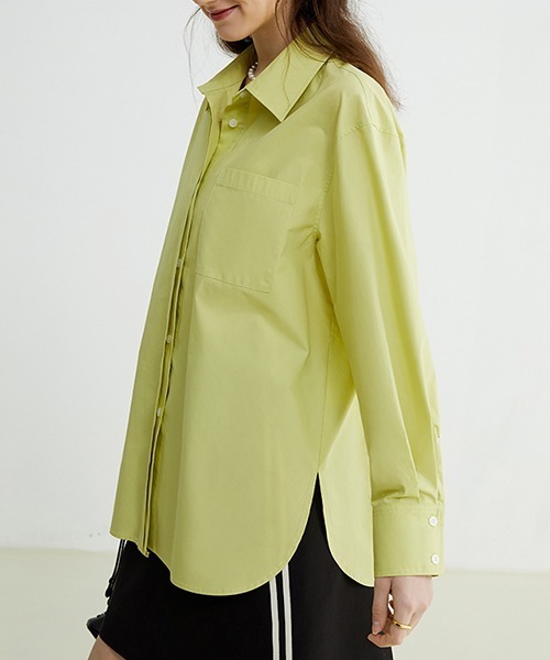 Fano Studios（ファノ ストゥディオズ）の「【Fano Studios】Secret double placket color shirt FC22S046（シャツ/ブラウス・レディース・ライトグリーン・S/L/M）」の6枚目の写真