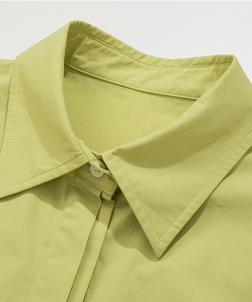 Fano Studios（ファノ ストゥディオズ）の「【Fano Studios】Secret double placket color shirt FC22S046（シャツ/ブラウス・レディース・ライトグリーン・S/L/M）」の17枚目の写真