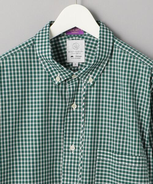 Jipijapa（ヒピハパ）の「【別注】 ＜ Jipijapa （ヒピハパ）＞  LIBERTY GINGAM SHIRT /シャツ（シャツ/ブラウス・メンズ・ブラック/ケリー・S/M/L）」の4枚目の写真