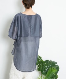 KBF | BACKレイヤードシアーシャツ(シャツ/ブラウス)