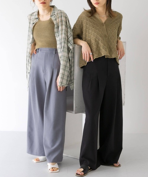 【ほぼ新品】KBF　ワイドパンツ KBF パンツ 「2サイズ展開」WIDEワイドパンツ レディース