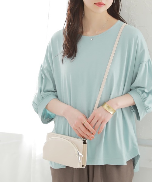 osharewalker（オシャレウォーカー）の「【廃盤】『2wayウォレットポシェットショルダー』（ショルダーバッグ・レディース・ピンク/ブラック/ミント/アイボリー・FREE）」の12枚目の写真