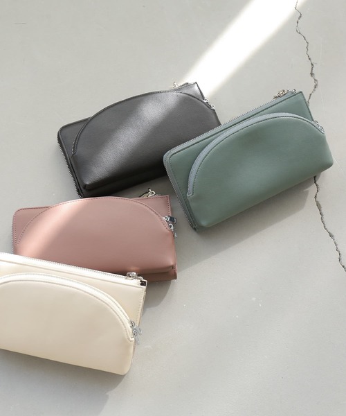 osharewalker（オシャレウォーカー）の「【廃盤】『2wayウォレットポシェットショルダー』（ショルダーバッグ・レディース・ピンク/ブラック/ミント/アイボリー・FREE）」の19枚目の写真