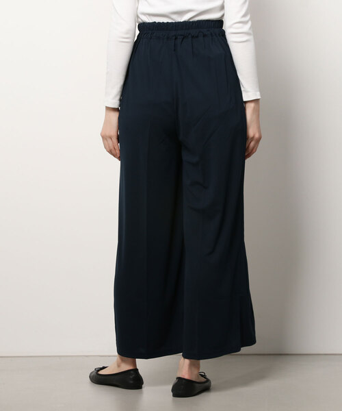 Anna Nicola（アンナニコラ）の「Anna Nicola レイヤード ワイドパンツ（その他パンツ・レディース・ベージュ/ネイビー・38）」の4枚目の写真