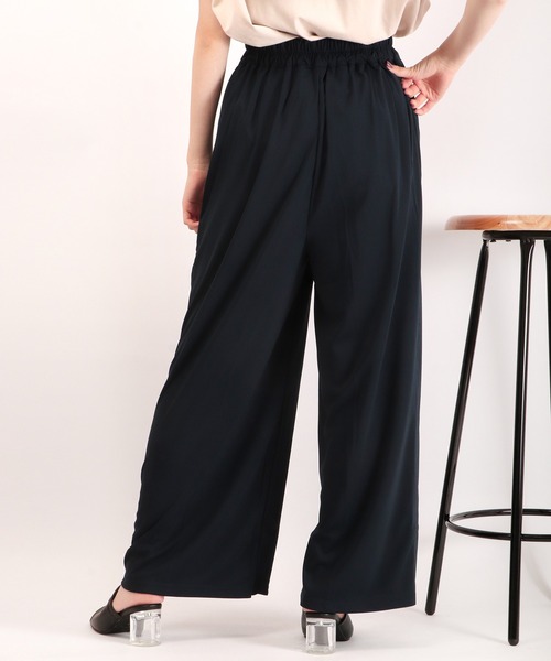 Anna Nicola（アンナニコラ）の「Anna Nicola レイヤード ワイドパンツ（その他パンツ・レディース・ベージュ/ネイビー・38）」の11枚目の写真