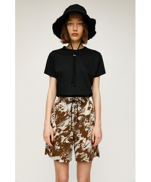 SLY（スライ）の「MERCERIZE BASIC T/SH ベーシック Tシャツ（Tシャツ/カットソー・レディース・ブルー/ホワイト/ライトイエロー/ブラック/グレー/ライトピンク・FREE）」の3枚目の写真