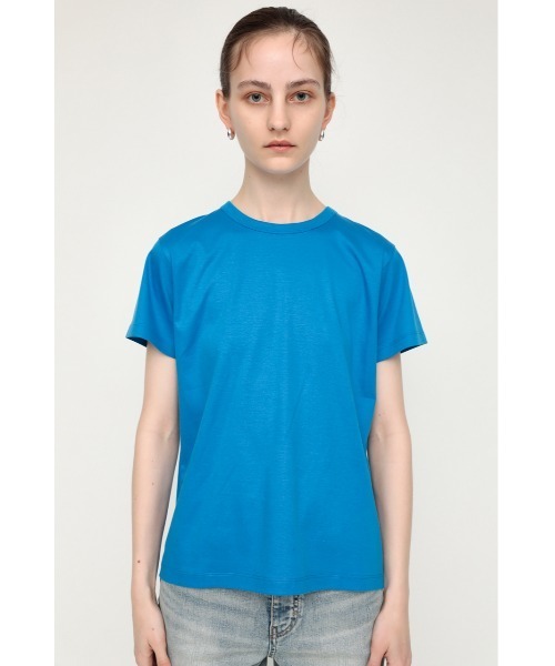 SLY（スライ）の「MERCERIZE BASIC T/SH ベーシック Tシャツ（Tシャツ/カットソー・レディース・ブルー/ホワイト/ライトイエロー/ブラック/グレー/ライトピンク・FREE）」の19枚目の写真