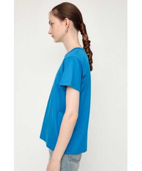 SLY（スライ）の「MERCERIZE BASIC T/SH ベーシック Tシャツ（Tシャツ/カットソー・レディース・ブルー/ホワイト/ライトイエロー/ブラック/グレー/ライトピンク・FREE）」の20枚目の写真