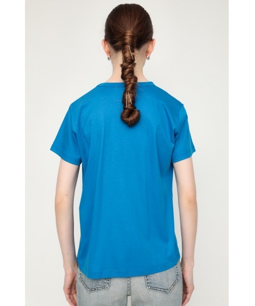 SLY（スライ）の「MERCERIZE BASIC T/SH ベーシック Tシャツ（Tシャツ/カットソー・レディース・ブルー/ホワイト/ライトイエロー/ブラック/グレー/ライトピンク・FREE）」の21枚目の写真