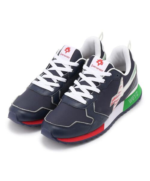 W6YZ（ウィズ）の「W6YZ/ウィズ/JET-M/ イタリーソールスニーカー（スニーカー・メンズ・ホワイト/ネイビー・41/42/43/44）」の4枚目の写真