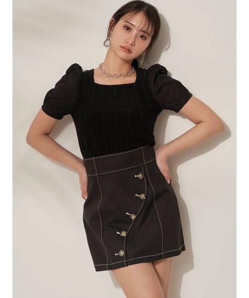 RESEXXY（リゼクシー）の「ビッグチェーンネックレス（ネックレス・レディース・ゴールド/シルバー・FREE）」の4枚目の写真