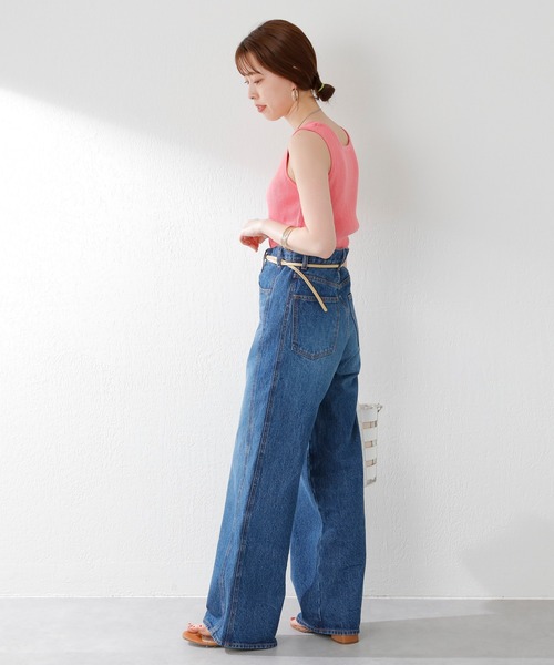 SHENERY（シーナリー）の「バギーデニム（デニムパンツ・レディース・ブルー・38/36）」の17枚目の写真