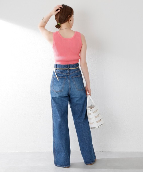 SHENERY（シーナリー）の「バギーデニム（デニムパンツ・レディース・ブルー・38/36）」の19枚目の写真