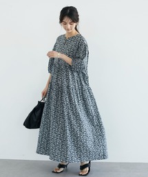 CRAFT STANDARD BOUTIQUE | 6分袖丈ティアード小花柄ワンピース　＊(ワンピース)