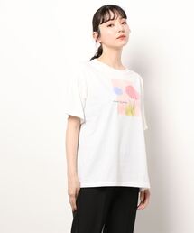 KOBE LETTUCE | フラワープリントTシャツ[C6074](Tシャツ/カットソー)