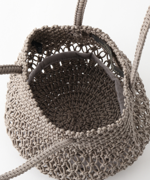 The Bagmati（ザバグマティ）の「BAGMATI マクラメバッグ（ショルダーバッグ・レディース・アイボリー/ブルー系その他/カーキ・FREE）」の6枚目の写真