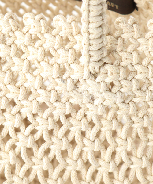 The Bagmati（ザバグマティ）の「BAGMATI マクラメバッグ（ショルダーバッグ・レディース・アイボリー/ブルー系その他/カーキ・FREE）」の9枚目の写真