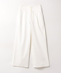 allureville | ボタンフライデニムライクパンツ(デニムパンツ)