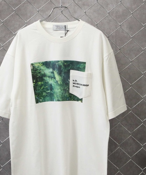 Right-on（ライトオン）の「ネイチャーフォトＴシャツ（Tシャツ/カットソー・メンズ・ホワイト/その他2/その他3/その他1・M/L）」の2枚目の写真