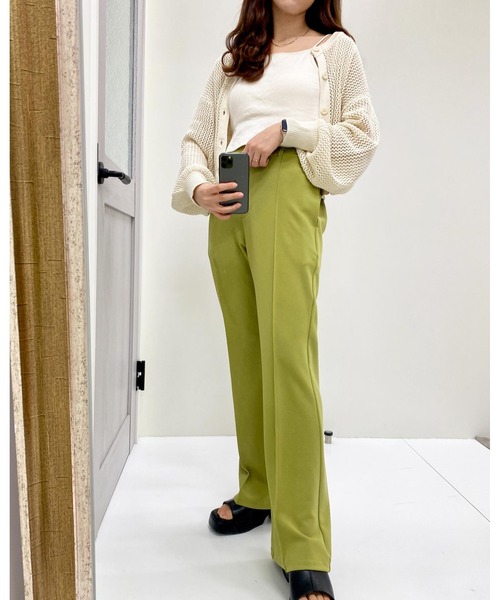 INGNI（イング）の「メッシュカーディガン／A（カーディガン/ボレロ・レディース・アイボリー/オレンジ/グリーン/ブルー/ブラック・M）」の20枚目の写真