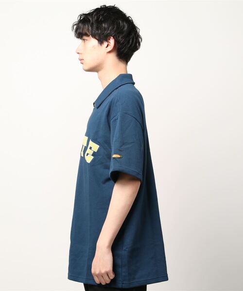 ARULE(アルール)の「『ARULE/アルール』アーチロゴハーフジップポロシャツ 【CN】(ポロシャツ・メンズ・ネイビー/アイボリー/ライトイエロー・XL)」の12枚目の写真