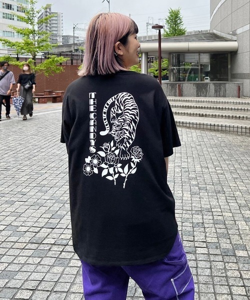 Candy Stripper（キャンディストリッパー）の「THE CANDYS トップス（Tシャツ/カットソー・レディース・イエロー/オフホワイト/ブラック・2）」の2枚目の写真